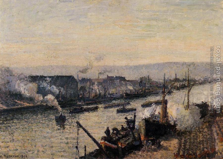 Camille Pissarro : The Port of Rouen III